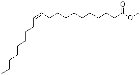 CAS # 2390-09-2, cis-11-Eicosenoic acid methyl ester, Methyl 11(Z)-eicosenoate, Methyl 11-cis-eicosenoate