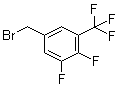 structure of CAS# 239079-92-6, 5-(Bromomethyl)-1,2-difluoro-3-(trifluoromethyl)benzene