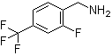 structure of CAS# 239087-05-9, 2-Fluoro-4-(trifluoromethyl)benzylamine