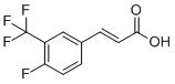 CAS 登录号：239463-90-2, 4-氟-3-(三氟甲基)肉桂酸