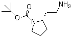 structure of CAS# 239483-09-1, tert-Butyl (2S)-2-(2-aminoethyl)-1-pyrrolidinecarboxylate