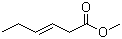 structure of CAS# 2396-78-3, 3-己烯酸甲酯