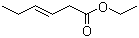 3-己烯酸乙酯分子结构 (CAS 2396-83-0)