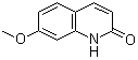 structure of CAS# 23981-26-2, 7-甲氧基喹啉-2(1H)-酮
