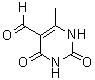 structure of CAS# 24048-74-6, 1,2,3,4-Tetrahydro-6-methyl-2,4-dioxo-5-pyrimidinecarbaldehyde