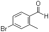 structure of CAS# 24078-12-4, 4-Bromo-2-methylbenzaldehyde