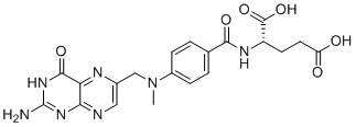 CAS # 2410-93-7, Methopterin, (2S)-2-[[4-[(2-amino-4-oxo-3H-pteridin-6-yl)methyl-methylamino]benzoyl]amino]pentanedioic acid