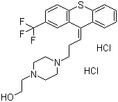 structure of CAS# 2413-38-9, Fupentixol dihydrochloride