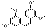 structure of CAS# 24144-92-1, 2,3',4,5'-Tetramethoxystilbene