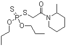 CAS # 24151-93-7, Piperophos, C 19490, N-(O,O-Dipropyl-dithiophosphorylacetyl)-2-methylpiperidine