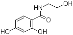 2,4-Dihydroxy-N-(2-hydroxyethyl)benzamide molecular structure (CAS 24207-41-8)