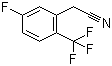 structure of CAS# 242812-09-5, 5-氟-2-(三氟甲基)苯乙腈
