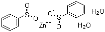 structure of CAS# 24308-84-7, Zinc benzenesulfinate dihydrate