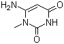 structure of CAS# 2434-53-9, 6-Amino-1-methyluracil