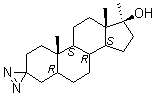 CAS # 2435-90-7, (5beta,17beta)-17-Methyl-spiro[androstane-3,3'-[3H]diazirin]-17-ol