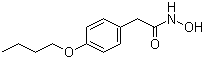 CAS # 2438-72-4, Bufexamac, 4-Butoxy-N-hydroxybenzeneacetamide, 2-(p-Butoxyphenyl)acetohydroxamic acid