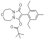 structure of CAS# 243973-20-8, 唑啉草酯