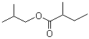 CAS # 2445-67-2, Isobutyl 2-methylbutanoate, 2-Methylpropyl 2-methylbutyrate, Isobutyl 2-methylbutyrate