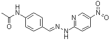 CAS 登录号：24458-23-9, 4-乙酰氨基苯甲醛 5-硝基-2-吡啶基腙