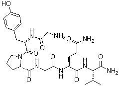 CAS 登录号：245443-51-0, 甘氨酰-L-酪氨酰-L-脯氨酰甘氨酰-L-谷氨酰胺酰-L-缬氨酰胺