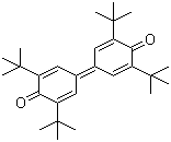structure of CAS# 2455-14-3, 3,3',5,5'-Tetra-tert-butyldiphenoquinone