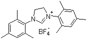 structure of CAS# 245679-18-9, 1,3-双(2,4,6-三甲苯基)-4,5-二氢咪唑鎓四氟硼酸盐