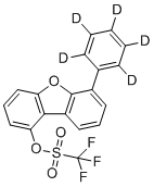 CAS # 2457173-52-1, 6-(Phenyl-d5)dibenzo[b,d]furan-1-yl trifluoromethanesulfonate