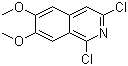structure of CAS# 24623-42-5, 1,3-Dichloro-6,7-dimethoxyisoquinoline