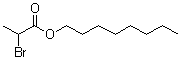 CAS # 24625-82-9, 2-Bromopropanoic acid octyl ester, Octyl 2-bromopropionate