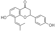 (±)-Isobavachin molecular structure (CAS 24672-86-4)