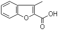structure of CAS# 24673-56-1, 3-甲基苯并呋喃-2-羧酸