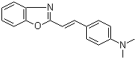 4-(2-Benzooxazol-2-ylethenyl)-N,N-dimethylaniline molecular structure (CAS 24675-13-6)