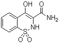 CAS 登录号：24683-22-5, 4-羟基-2H-1,2-苯并噻嗪-3-甲酰胺 1,1-二氧化物