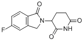 structure of CAS# 2468780-76-7, 3-(5-氟-1-氧代异吲哚啉-2-基)哌啶-2,6-二酮