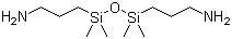 structure of CAS# 2469-55-8, 1,3-Bis(3-aminopropyl)-1,1,3,3-tetramethyldisiloxane