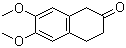 structure of CAS# 2472-13-1, 6,7-Dimethoxy-2-tetralone