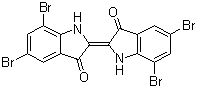 CAS # 2475-31-2, Vat Blue 4B, C.I. 73065, 5,7-Dibromo-2-(5,7-dibromo-1,3-dihydro-3-oxo-2H-indol-2-ylidene)-1,2-dihydro-3H-indol-3-one