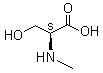structure of CAS# 2480-26-4, N-甲基-L-丝氨酸