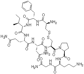 CAS # 2480-41-3, 2-L-Phenylalanine-8-L-ornithine-oxytocin, SKF 105349, [Phe2,Ile3,Orn8]-vasopressin, [Phe2,Orn8]-oxytocin, [Phe2,Orn8]-vasotocin