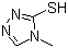 structure of CAS# 24854-43-1, 4-Methyl-1,2,4-triazole-3-thiol