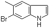 structure of CAS# 248602-16-6, 6-Bromo-5-methylindole