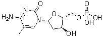 CAS 登录号：2498-41-1, 5-甲基脱氧胞苷酸