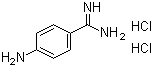 CAS # 2498-50-2, 4-Aminobenzamidine dihydrochloride