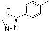 structure of CAS# 24994-04-5, 5-对甲苯基-1H-四氮唑