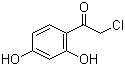 structure of CAS# 25015-92-3, 2-Chloro-2',4'-dihydroxyacetophenone
