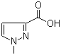 structure of CAS# 25016-20-0, 1-Methyl-1H-pyrazole-3-carboxylic acid