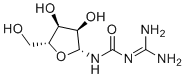 structure of CAS# 2508-80-7, 1-Amidino-3-beta-D-ribofuranosylurea