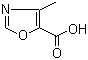 structure of CAS# 2510-32-9, 4-甲基-1,3-恶唑-5-甲酸