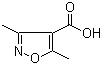 CAS # 2510-36-3, 3,5-Dimethylisoxasole-4-carboxylic acid
