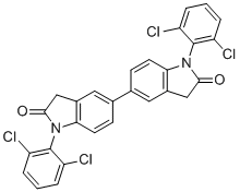 CAS # 2512197-16-7, 1,1'-Bis(2,6-dichlorophenyl)-[5,5'-biindoline]-2,2'-dione